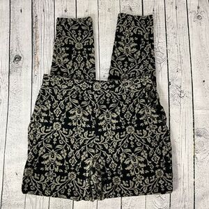 LANDS’ END Sport Knit High Rise Corduroy Pattern Leggings